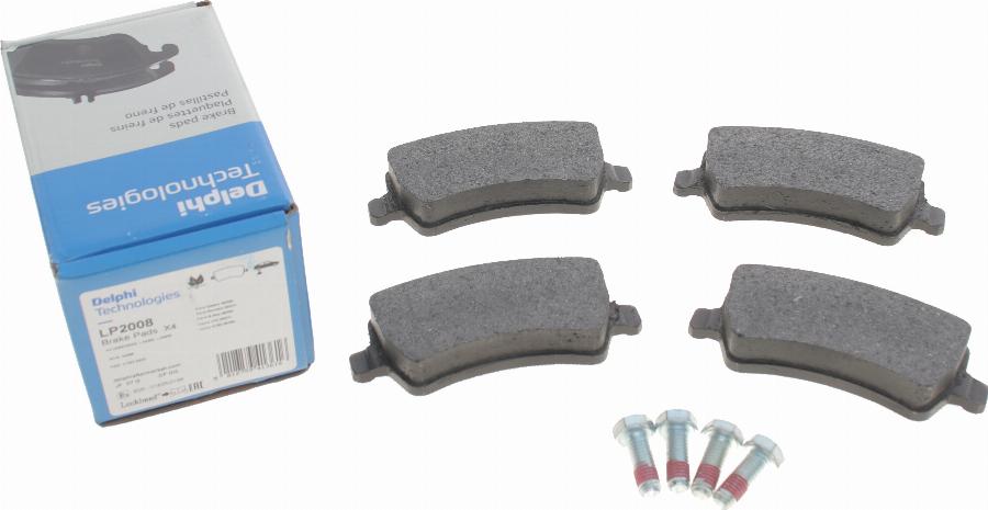 Delphi LP2008 - Brake Pad Set, disc brake www.parts5.com