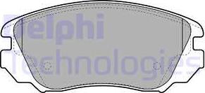 Delphi LP2080 - Brake Pad Set, disc brake www.parts5.com