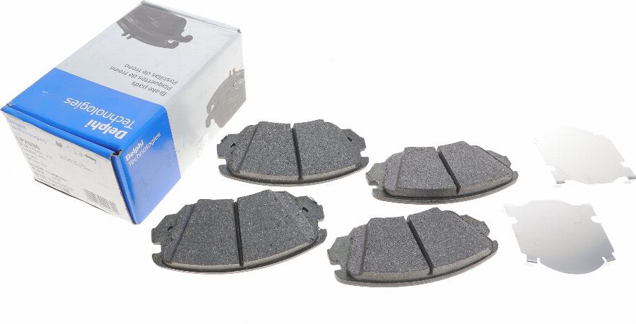 Delphi LP2080 - Brake Pad Set, disc brake www.parts5.com