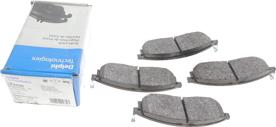 Delphi LP2030 - Brake Pad Set, disc brake parts5.com