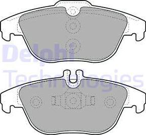 Delphi LP2029 - Set placute frana,frana disc www.parts5.com