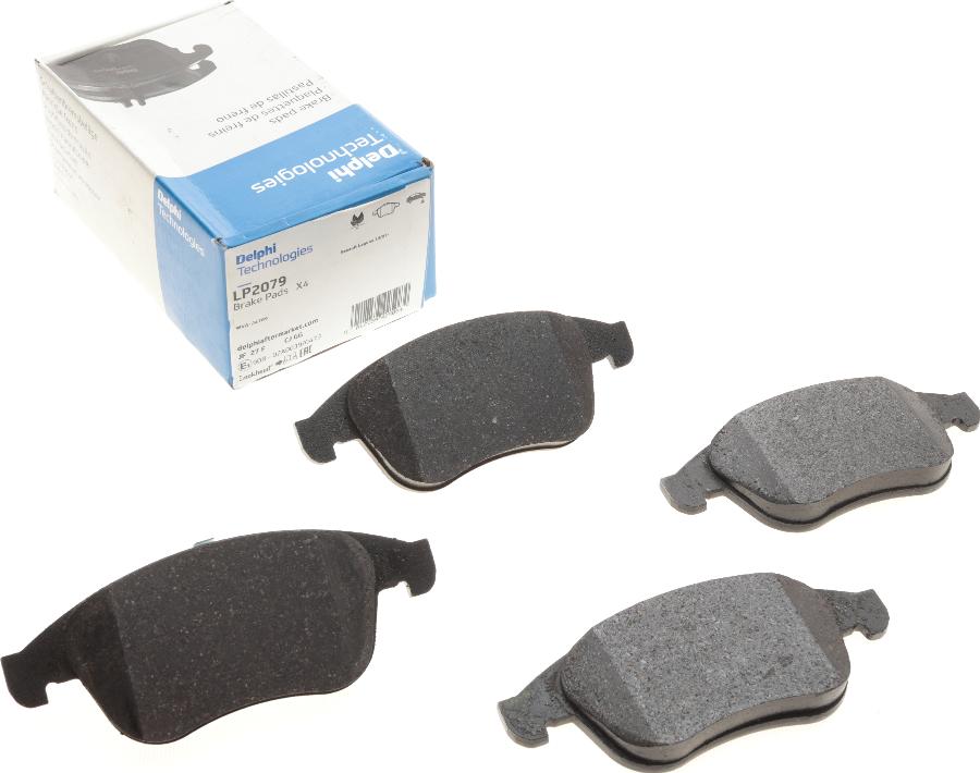 Delphi LP2079 - Brake Pad Set, disc brake www.parts5.com