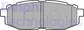 Delphi LP2076 - Brake Pad Set, disc brake www.parts5.com