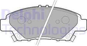 Delphi LP2194 - Brake Pad Set, disc brake www.parts5.com