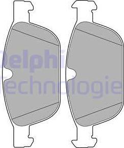 Delphi LP2140 - Brake Pad Set, disc brake www.parts5.com