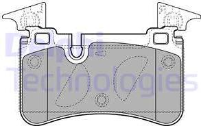 Delphi LP2151 - Fren balata seti, diskli fren www.parts5.com