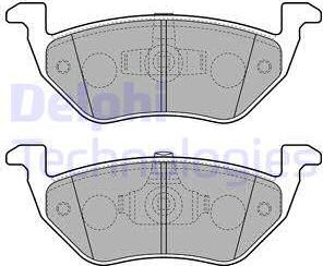 Delphi LP2158 - Set placute frana,frana disc www.parts5.com