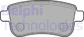 Delphi LP2153 - Brake Pad Set, disc brake www.parts5.com