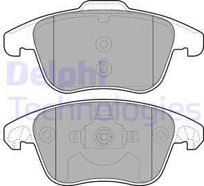 Delphi LP2100 - Set placute frana,frana disc www.parts5.com