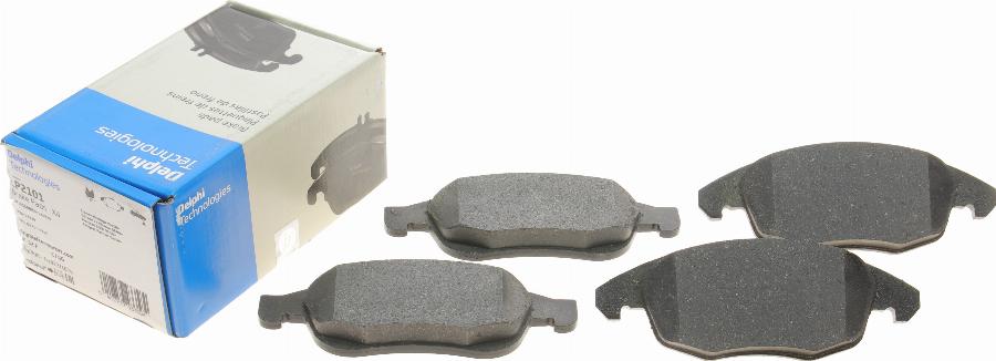 Delphi LP2101 - Brake Pad Set, disc brake parts5.com