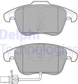 Delphi LP2107 - Brake Pad Set, disc brake www.parts5.com