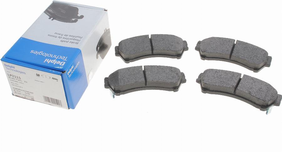 Delphi LP2111 - Brake Pad Set, disc brake www.parts5.com