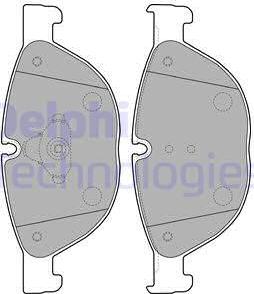 Delphi LP2189 - Set placute frana,frana disc www.parts5.com