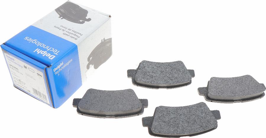 Delphi LP2295 - Brake Pad Set, disc brake parts5.com