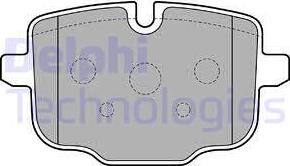 Delphi LP2246 - Brake Pad Set, disc brake parts5.com