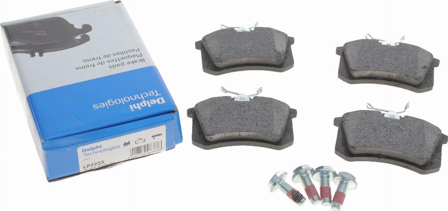 Delphi LP2255 - Piduriklotsi komplekt,ketaspidur www.parts5.com