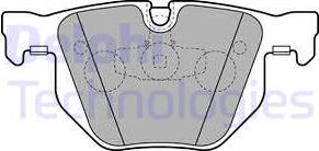 Delphi LP2256 - Brake Pad Set, disc brake www.parts5.com