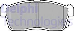 Delphi LP2219 - Brake Pad Set, disc brake www.parts5.com