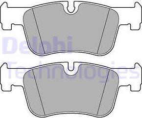 Delphi LP2285 - Brake Pad Set, disc brake www.parts5.com