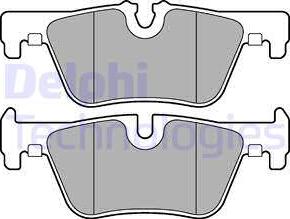 Delphi LP2286 - Brake Pad Set, disc brake www.parts5.com