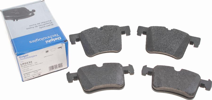 Delphi LP2234 - Brake Pad Set, disc brake www.parts5.com