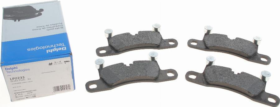 Delphi LP2233 - Brake Pad Set, disc brake www.parts5.com