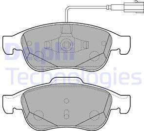 Delphi LP2220 - Set placute frana,frana disc www.parts5.com