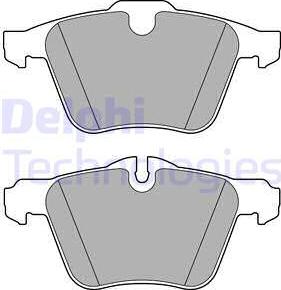 Delphi LP2766 - Komplet zavornih oblog, ploscne (kolutne) zavore www.parts5.com