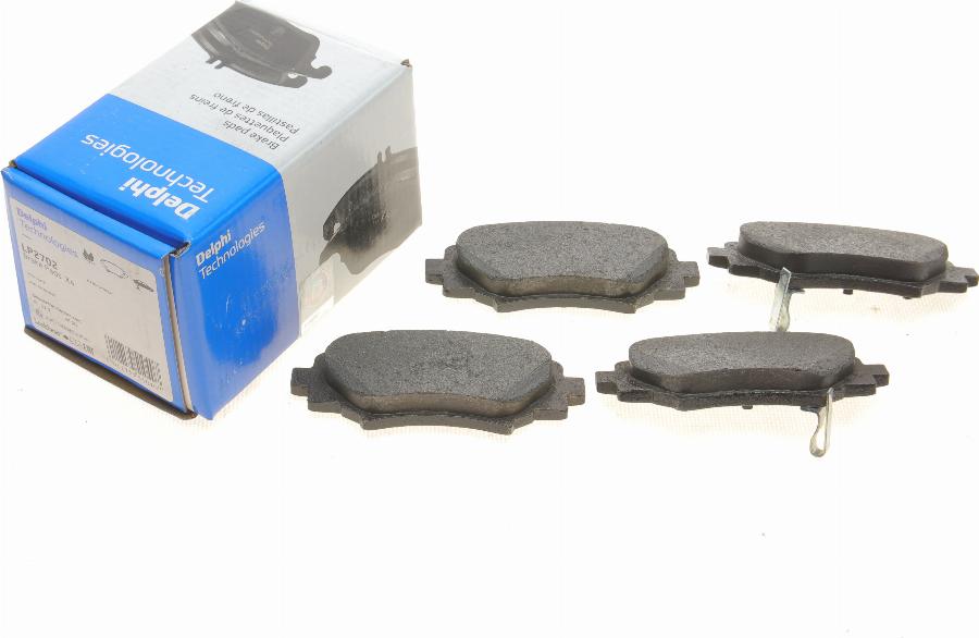 Delphi LP2702 - Brake Pad Set, disc brake www.parts5.com