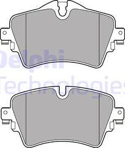 Delphi LP2717 - Brake Pad Set, disc brake www.parts5.com