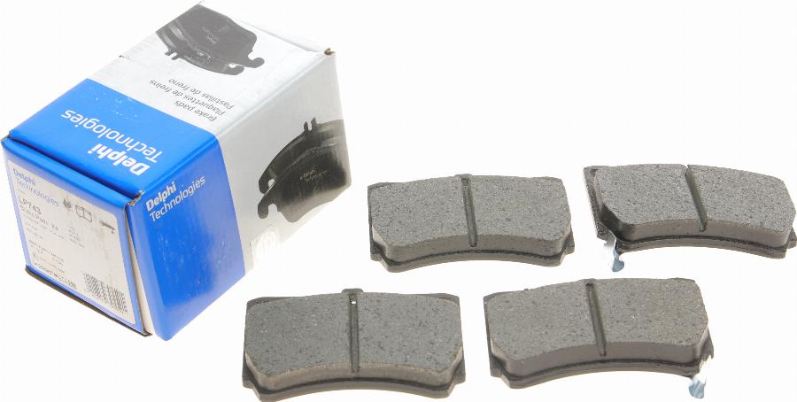 Delphi LP743 - Brake Pad Set, disc brake www.parts5.com