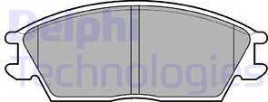 Delphi LP704 - Brake Pad Set, disc brake www.parts5.com