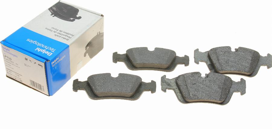 Delphi LP710 - Brake Pad Set, disc brake www.parts5.com