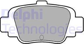 Delphi LP780 - Brake Pad Set, disc brake www.parts5.com