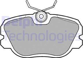 Delphi LP731 - Brake Pad Set, disc brake www.parts5.com