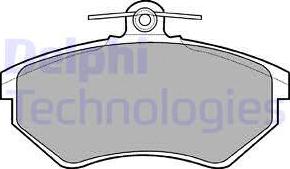 Delphi LP770 - Brake Pad Set, disc brake www.parts5.com