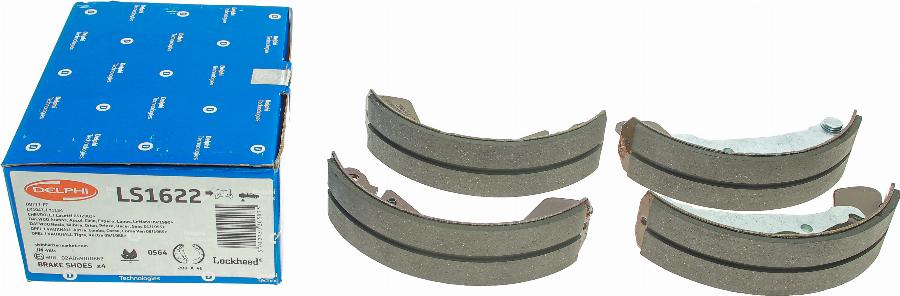 Delphi LS1622 - Brake Shoe Set www.parts5.com