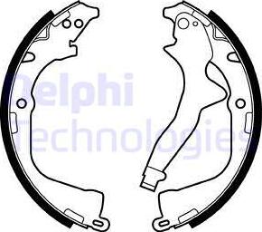 Delphi LS2056 - Brake Shoe Set www.parts5.com