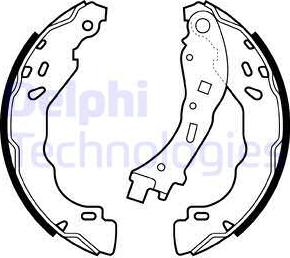 Delphi LS2065 - Set saboti frana www.parts5.com