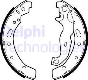 Delphi LS2028 - Set saboti frana www.parts5.com