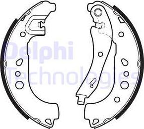 Delphi LS2149 - Set saboti frana www.parts5.com