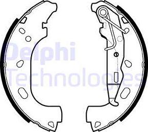 Delphi LS2167 - Komplet kočionih papuča www.parts5.com