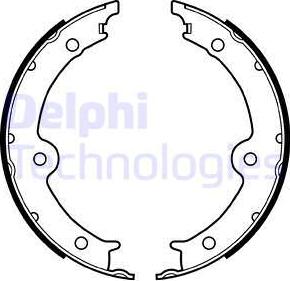 Delphi LS2131 - Set saboti frana parts5.com