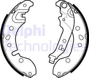 Delphi LS2124 - Piduriklotside komplekt www.parts5.com