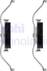 Delphi LX0490 - Set accesorii, placute frana www.parts5.com