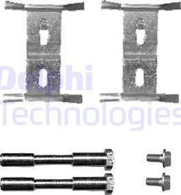 Delphi LX0449 - Set accesorii, placute frana www.parts5.com