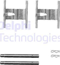 Delphi LX0450 - Sada príslużenstva oblożenia kotúčovej brzdy www.parts5.com