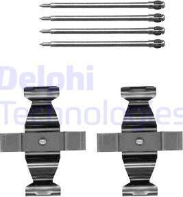 Delphi LX0546 - Accessory Kit for disc brake Pads www.parts5.com