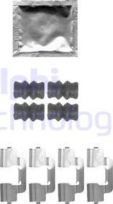 Delphi LX0536 - Set accesorii, placute frana www.parts5.com