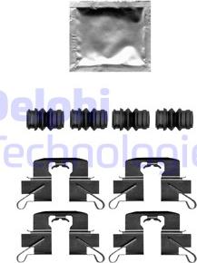 Delphi LX0696 - Accessory Kit for disc brake Pads www.parts5.com